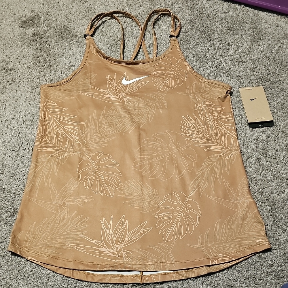 Nike Womens Slim Fit Tank Top Tropical Size M